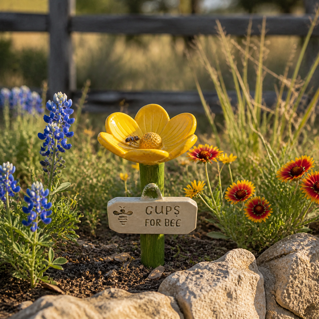 Mabel’s BeeSips – Weatherproof Flower Watering Stations, Set of 4