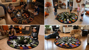 Optical Illusion Halloween Rug