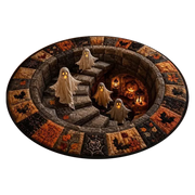 3D Vortex Halloween Rug