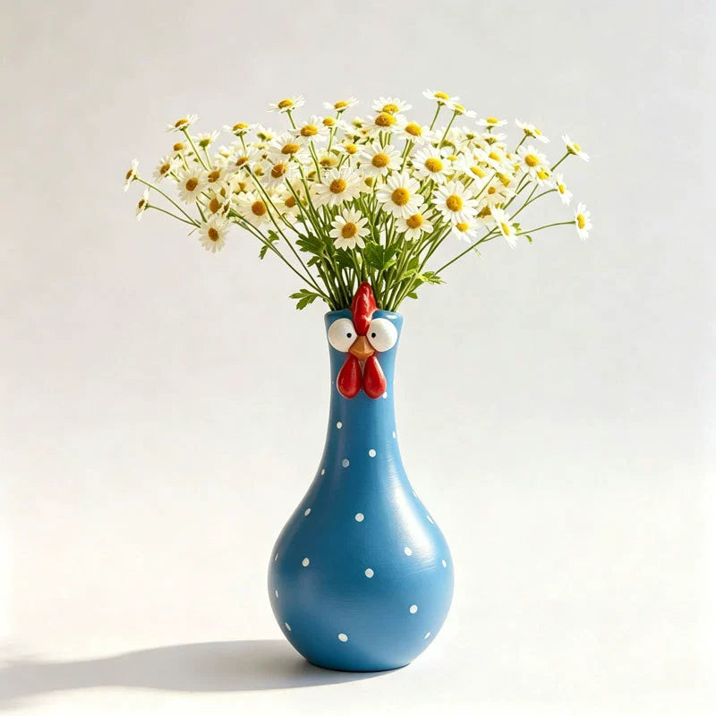 Cheeky Chook Vase