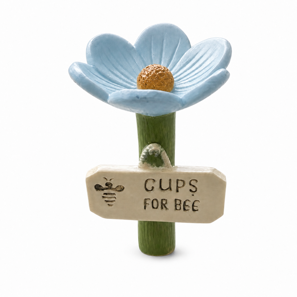 Cups For Bee – Weatherproof Flower Bee Water Station, Set of 4
